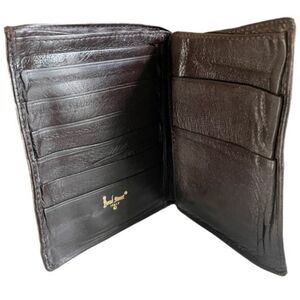 Bond Street soft brown leather wallet Made in Italy